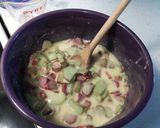 A picture of step 4 of Rhubarb Dessert.