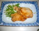 A picture of step 6 of Oil-free and Healthy Pan-Fried Ginger Pork.