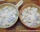 A picture of step 3 of Tortellini with Cream, Ham, and Peas.