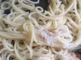 Chicken spagethi aglio olio