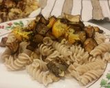 A picture of step 12 of Roast Eggplant & Squash Fusilli.