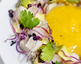 Foto del paso 6 de la receta: Ceviche de merluza con salsa de mango y jengibre