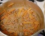 A picture of step 4 of Reduced Calorie Shirataki Noodle and Pork Kinpira.