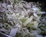 A picture of step 8 of My Grandma's Signature Dish- Steam-Simmered Pork Belly and Chinese Cabbage *.