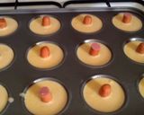 A picture of step 4 of Vickys Corndog Muffins, GF DF EF SF NF.
