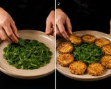Foto del passaggio 5 della ricetta Sgombro Scottato con Patate alle Erbe, Spinacino Fresco e Salsa Tiepida di Ciliegie e Cipollotti