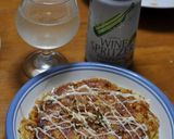 A picture of step 7 of Okonomiyaki - Kansai-style.
