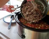 A picture of step 4 of Southwest Chili.