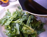 A picture of step 3 of Chrysanthemum Greens Salad with Plenty of Sesame Oil.