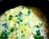 A picture of step 10 of Nawabi Paneer Restaurant style paneer in white gravy.