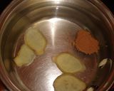 A picture of step 2 of Masala Chai with Highly Fragrant Spices.