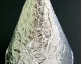 A picture of step 3 of A White Christmas Tree Made of Bread.