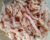 A picture of step 2 of Chicken Enchilada Dip.