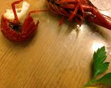 A picture of step 18 of Preparing and Serving Crayfish.