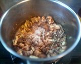 A picture of step 4 of Grilled Pork Loin with Mushroom Sauce.