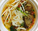 Hình bước làm 5 của món Phở Bò Sốt Vang mà thiếu vang tại xứ hoa anh đào
