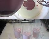 A picture of step 6 of Grape (Kyoho) Jelly & Mousse Dessert.