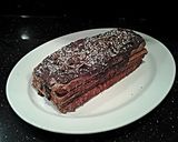 A picture of step 15 of Double Chocolate Mint Torte.