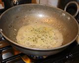 A picture of step 4 of Niramish Doi Begun (Brinjal masala curry).