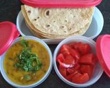 A picture of step 7 of Kale Chana black gram in Besan Gravy.
