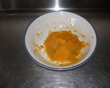 A picture of step 1 of Yellow Kabocha Cake.