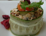 A picture of step 7 of LG CUCUMBER ROLL UP APPETIZER.