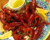 A picture of step 17 of Preparing and Serving Crayfish.