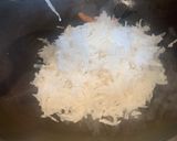 A picture of step 1 of Taiwanese Style Turnip Cake - vegan/gluten free.