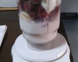 A picture of step 3 of Frozen Raspberry and Banana Smoothie.