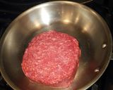 A picture of step 3 of Ground beef for pasta or turkey.