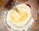 A picture of step 2 of Super Easy Chewy Homemade Pasta without a Machine.