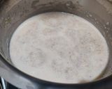 A picture of step 4 of Caramel custard pudding with leftover breads (eggless).