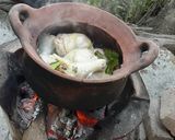A picture of step 5 of Clay Pot BBQ Braise Chicken With Thai Herbs.