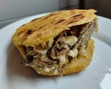 Foto del paso 7 de la receta: Arepas🫓 rellenas 🍖de costilla y huevo🍳🫓