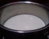 A picture of step 1 of Custard kheer (from leftover rice).