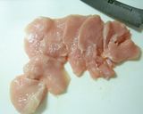A picture of step 1 of Tender Deep-Fried Yuzu Pepper Flavored Nanban Chicken Breasts.