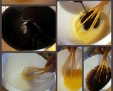 A picture of step 2 of AMIEs CHOCOLATE Mini Cake with PEARs.