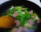 A picture of step 3 of Low-Cal Creamy Pasta with Bok Choy.