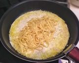 A picture of step 8 of Restaurant-style Crab Cream Pasta with Canned Crabmeat.