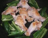 A picture of step 1 of Sweet-Salty Simmered Chicken Wings with Ginger.