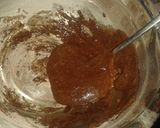 A picture of step 4 of Pear and chocolate pudding.