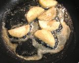 A picture of step 4 of Stir-Fried Mushrooms and Yam with Butter and Soy Sauce.