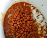 A picture of step 2 of 3 Bean Vegan Chili.