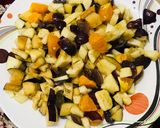 A picture of step 1 of Fruit chaat # Ramzan special.