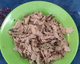 Foto langkah ke 1 dari resep Abon Tongkol Pedas.
