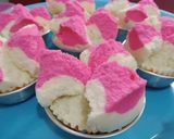 Foto langkah ke 4 dari resep Bolu Kukus Mekar Metode All In One Tanpa Soda.