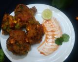 ক্যাপ্সিকাম পকোড়া (capsicum pakora recipe in Bengali) রেসিপি ধাপ - 5 ছবি