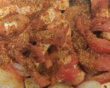 A picture of step 9 of Kadai Paneer.