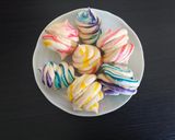 A picture of step 10 of Fun-Colored Swirl Meringues.