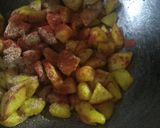 A picture of step 3 of Dry potato.